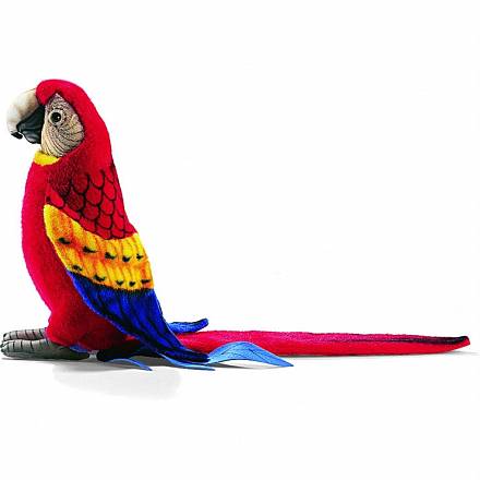 Мягкая игрушка - Попугай Ара красный, 72 см. 